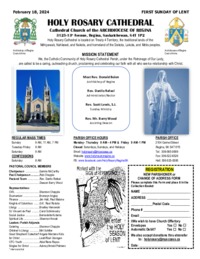 Holy Rosary Bulletin 2024-02-18