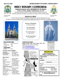 Holy Rosary Bulletin 2023-04-16