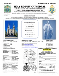 Holy Rosary Bulletin 2023-04-09