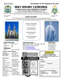 Holy Rosary Bulletin 04-10-2022