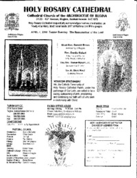 Holy Rosary Bulletin 2018-04-01