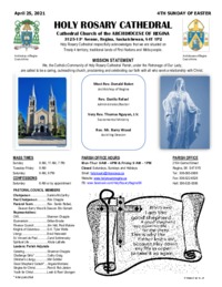 Holy Rosary Bulletin 04-25-2021