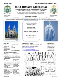 Holy Rosary Bulletin 04-04-2021