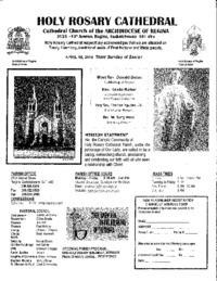 Holy Rosary Bulletin 2018-04-15