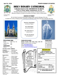 Holy Rosary Bulletin 2024-04-21