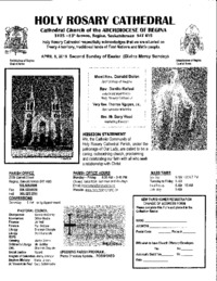 Holy Rosary Bulletin 2018-04-08