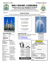 Holy Rosary Bulletin 2023-12-17