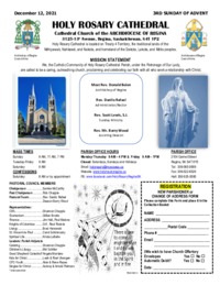 Holy Rosary Bulletin 12-12-2021