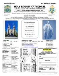 Holy Rosary Bulletin 12-19-2021