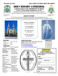 Holy Rosary Bulletin 12-26-2021