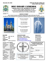 Holy Rosary Bulletin 12-30-2018