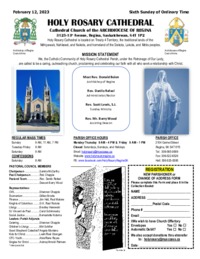 Holy Rosary Bulletin 2023-02-12