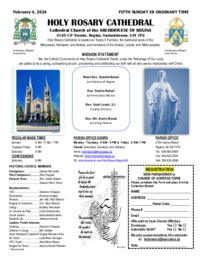 Holy Rosary Bulletin 2024-02-04