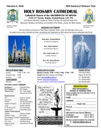 Holy Rosary Bulletin 2023-02-05