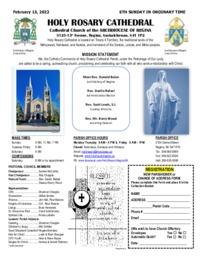Holy Rosary Bulletin 02-13-2022