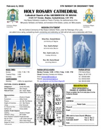 Holy Rosary Bulletin 02-06-2022
