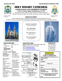 Holy Rosary Bulletin 2023-01-29