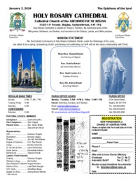 Holy Rosary Bulletin 2024-01-07
