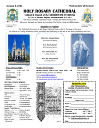 Holy Rosary Bulletin 2023-01-08