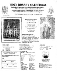 Holy Rosary Bulletin 2018-01-28