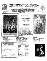 Holy Rosary Bulletin 2018-01-01