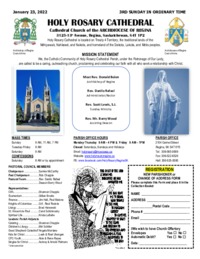 Holy Rosary Bulletin 01-23-2022