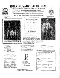 Holy Rosary Bulletin 2018-07-29