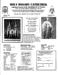 Holy Rosary Bulletin 2018-06-25