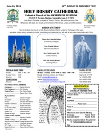 Holy Rosary Bulletin 2024-06-16