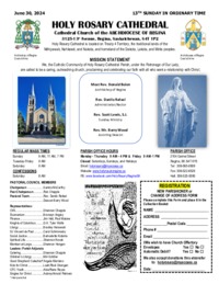 Holy Rosary Bulletin 2024-06-30