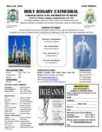 Holy Rosary Bulletin 2024-03-24