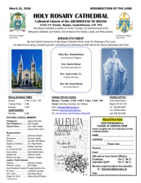 Holy Rosary Bulletin 2024-03-31
