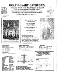 Holy Rosary Bulletin 2018-05-06