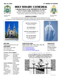 Holy Rosary Bulletin 5-10-2020