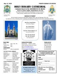Holy Rosary Bulletin 5-12-2019