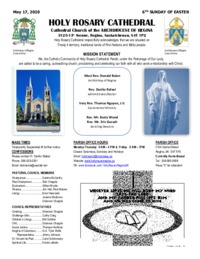 Holy Rosary Bulletin 5-17-2020