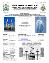 Holy Rosary Bulletin 05-02-2021