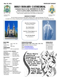 Holy Rosary Bulletin 05-23-2021