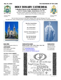 Holy Rosary Bulletin 5-24-2020