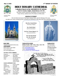 Holy Rosary Bulletin 5-3-2020