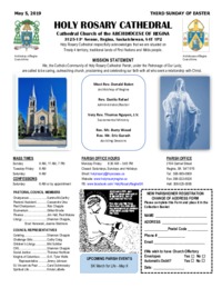 Holy Rosary Bulletin 5-5-2019