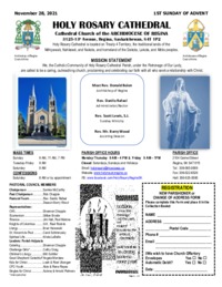 Holy Rosary Bulletin 11-28-2021