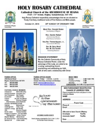 Holy Rosary Bulletin 2018-10-21