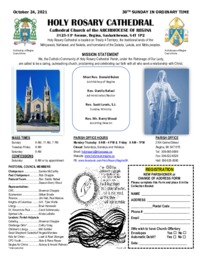 Holy Rosary Bulletin 10-24-2021
