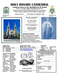 Holy Rosary Bulletin 2018-10-28