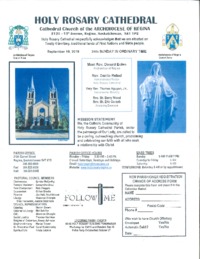 Holy Rosary Bulletin 2018-09-16